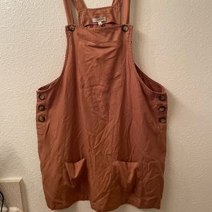 Earthbound Overall Dress. Size Large.